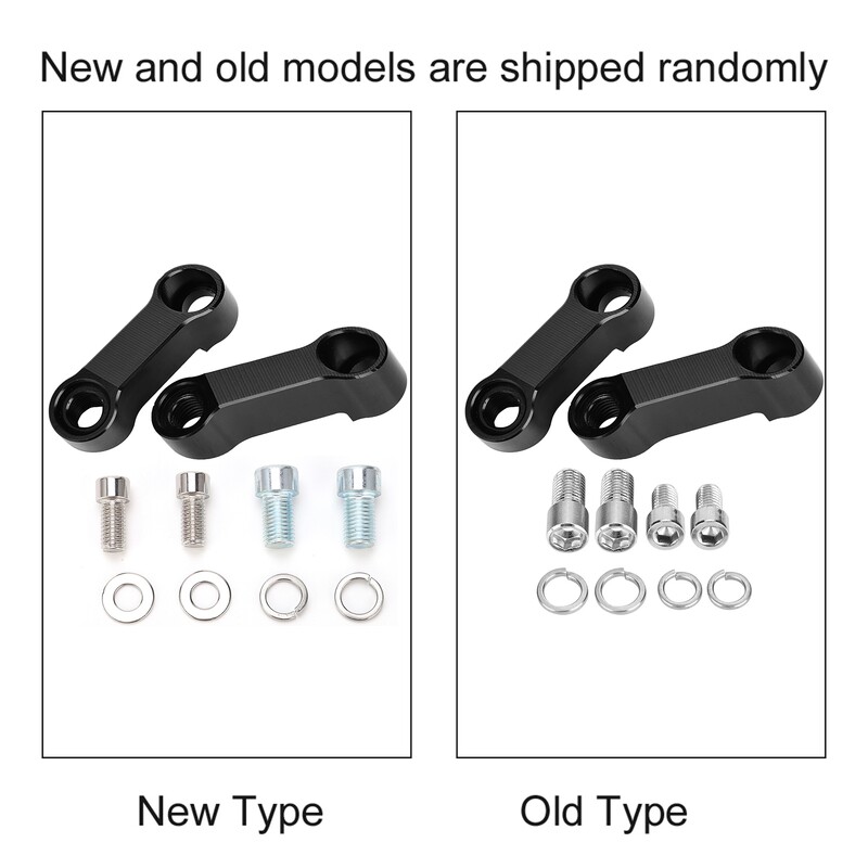 10 mm 8 mm motociklo galinio vaizdo veidrodžio adapterio komplektas.