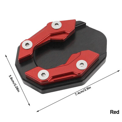 Aliuminio lydinio universalus motociklo dviračio stovo ilgintuvas šoninio stovo pailginimo pėdos atramos plokštės motociklo priedai