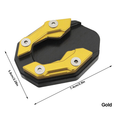 Aliuminio lydinio universalus motociklo dviračio stovo ilgintuvas šoninio stovo pailginimo pėdos atramos plokštės motociklo priedai