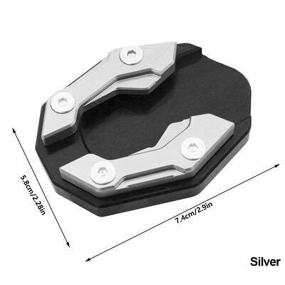 Aliuminio lydinio universalus motociklo dviračio stovo ilgintuvas šoninio stovo pailginimo pėdos atramos plokštės motociklo priedai