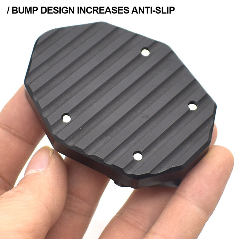 Aliuminio lydinio universalus motociklo dviračio stovo ilgintuvas šoninio stovo pailginimo pėdos atramos plokštės motociklo priedai