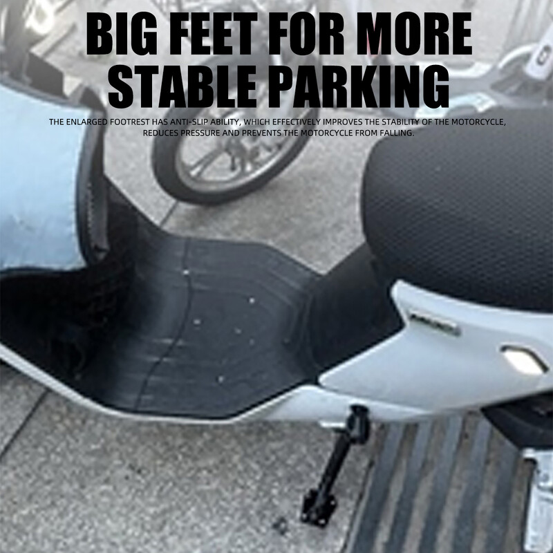 Motociklo dviračio stovo stovėjimo stovo ilgintuvas pėdos šoninis stovas CNC aliuminio lydinio prailginimo pėdos padas motociklo priedai