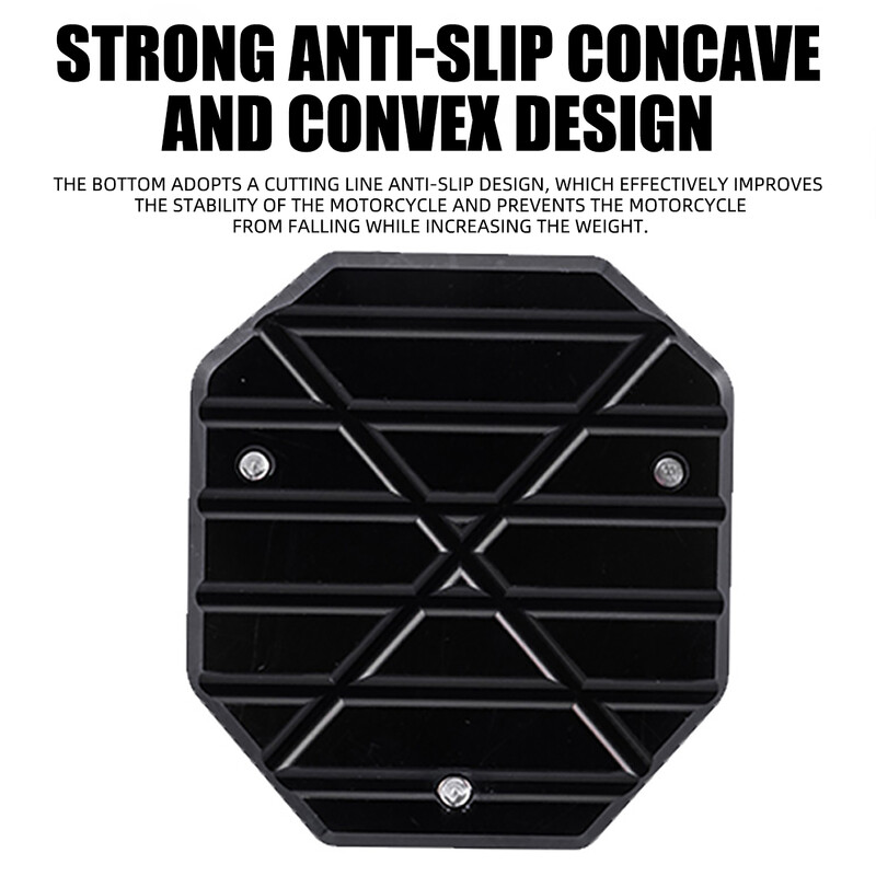 Motociklo dviračio stovo stovėjimo stovo ilgintuvas pėdos šoninis stovas CNC aliuminio lydinio prailginimo pėdos padas motociklo priedai