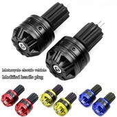 Capete de bară pentru mâner pentru motocicletă Capetele pentru mâner Capace pentru ghidon Glisor pentru motocicletă Universal7/8"22mm pentru Honda Yamaha KTM Accesorii pentru mâner