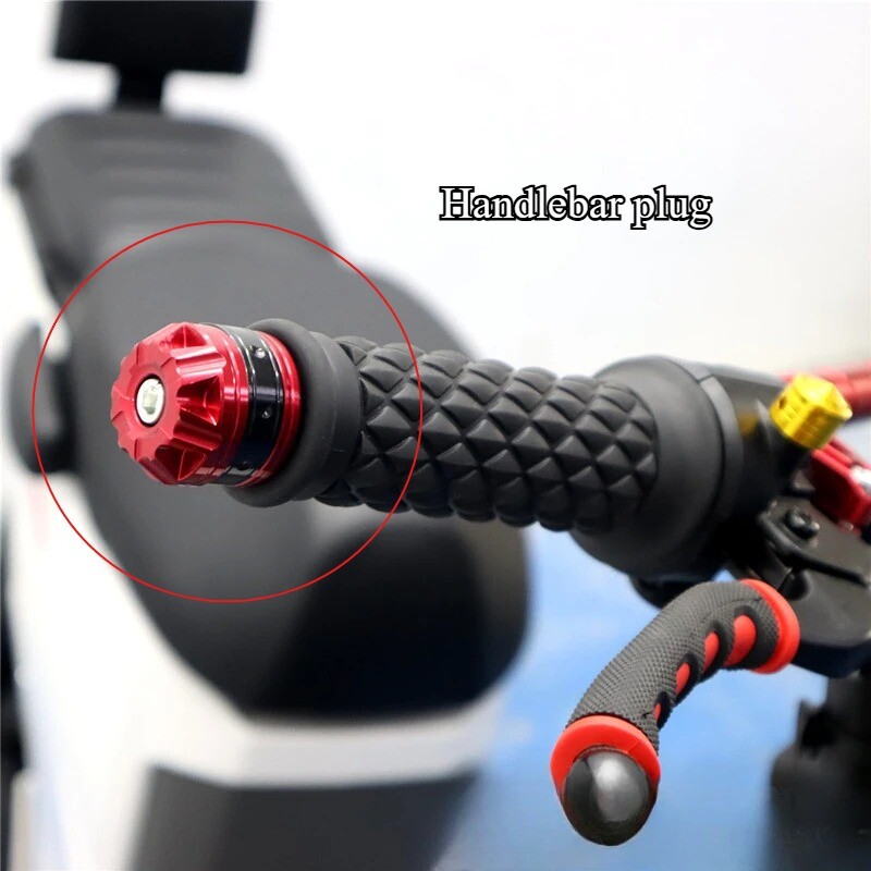 Capete de bară pentru mâner pentru motocicletă Capetele pentru mâner Capace pentru ghidon Glisor pentru motocicletă Universal7/8"22mm pentru Honda Yamaha KTM Accesorii pentru mâner