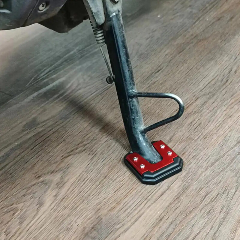 Universalus motociklo prailginimo stovas, aliuminio lydinio paspirtukas dviračio ilgintuvas pėdos šoninės atraminės plokštės neslystantis padidintas pagrindas