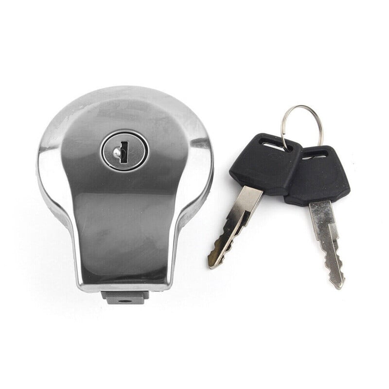 Blocare capac capac rezervor benzină pentru motocicletă + 2 chei pentru accesorii Yamaha Virago XV125/250 XV535/750/1100