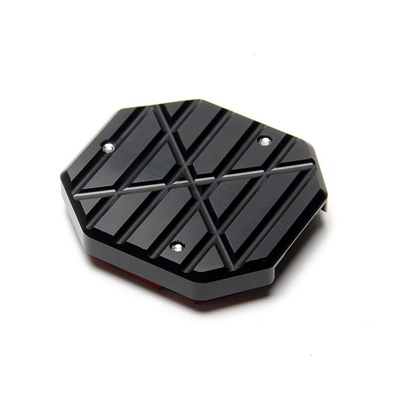 1X neslystantis aliuminio lydinio paspirtukas motociklo dviračio stovo ilgintuvas šoninio stovo prailginimo pagalvėlės atraminė plokštė padidinta bazė