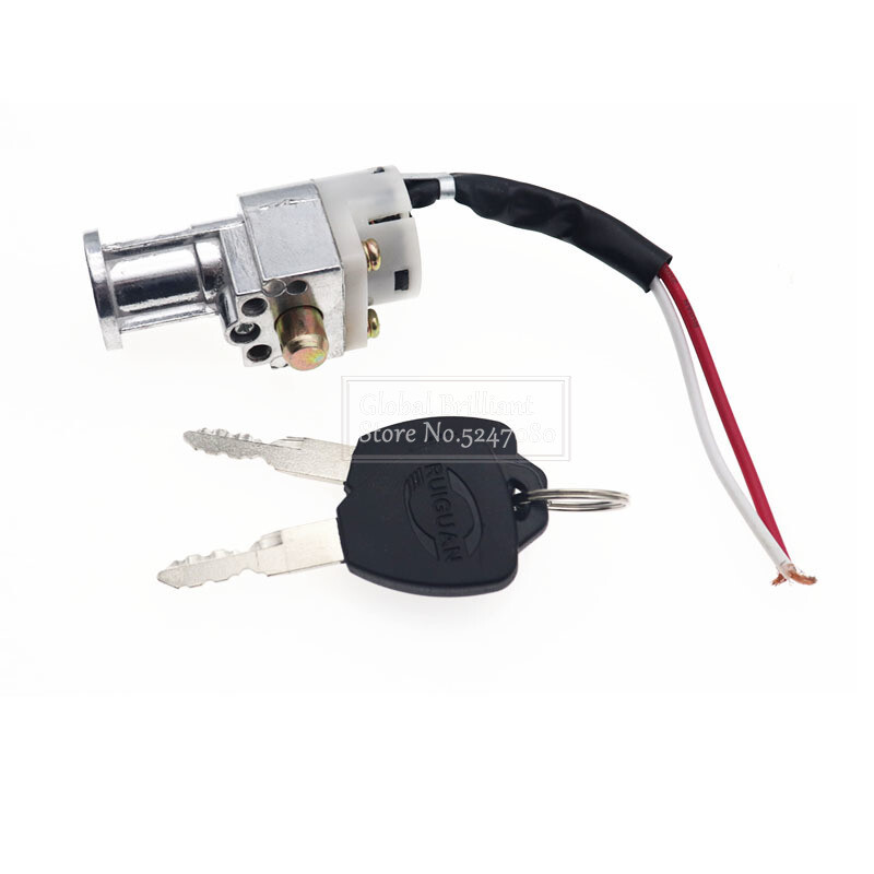 Universalus motociklo akumuliatoriaus įkroviklio mini užraktas su 2 raktais, skirtas motociklo elektriniam dviračio paspirtukui E-dviračio elektrinis užraktas