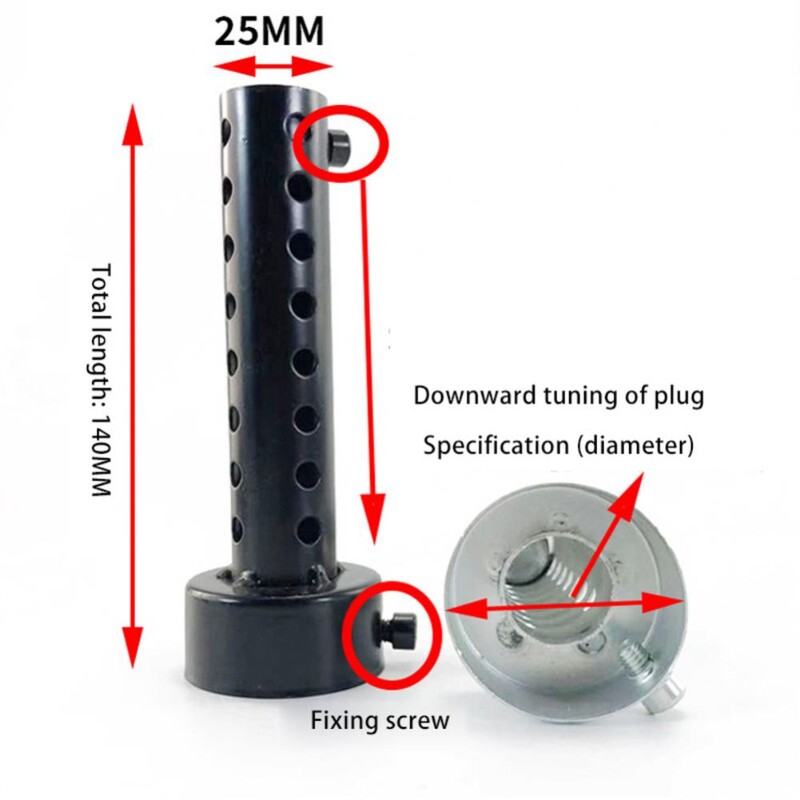 Motocikla izplūdes trokšņa slāpētājs DB Killer trokšņa slāpētājs Dzelzs Eliminator Skaņas Regulējams Universāls Deflektora Ieliktnis 35mm/42mm/45mm/48mm/60mm