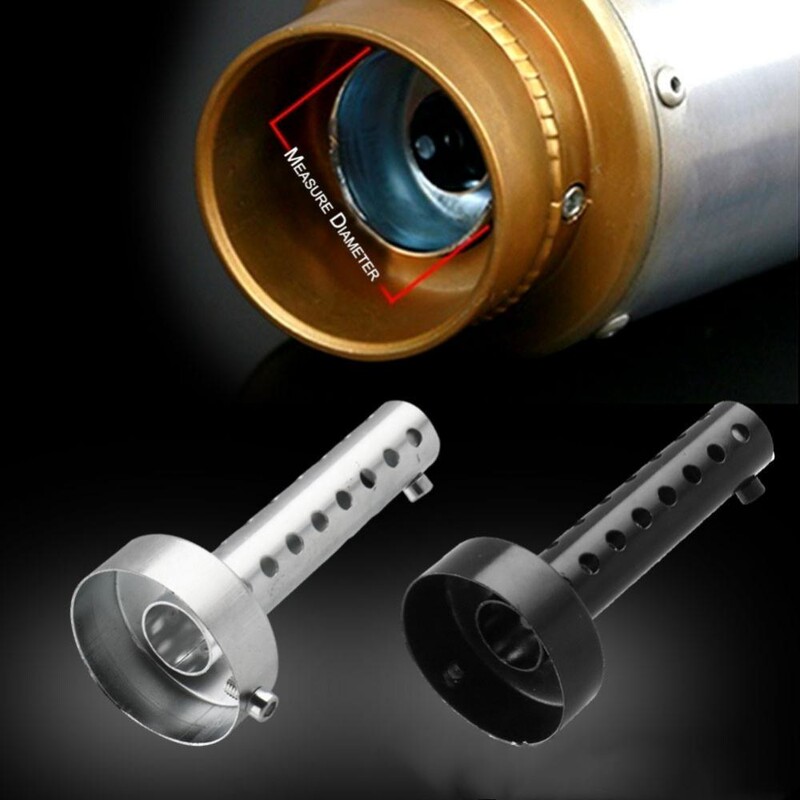 Motocikla izplūdes trokšņa slāpētājs DB Killer trokšņa slāpētājs Dzelzs Eliminator Skaņas Regulējams Universāls Deflektora Ieliktnis 35mm/42mm/45mm/48mm/60mm