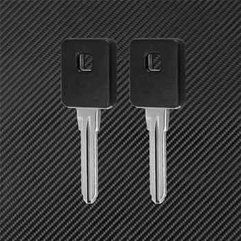 2 ΤΕΜ Μαύρα κλειδιά μοτοσικλέτας Uncut Blade Blank Key For Harley Sportster XL 883 XL1200 2000-2009 2010 2011 2012 2013 Models