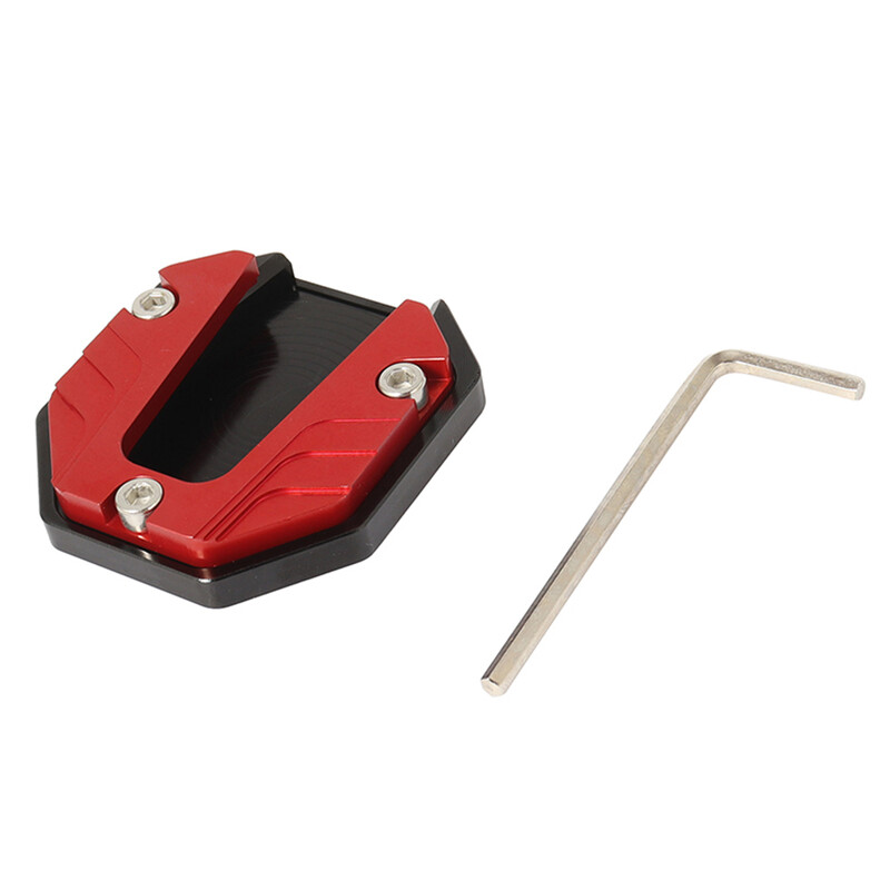 Scooter universal Motocicletă Biciclete Kickstand Extender Picior Suport lateral Extensie Pad Placă de suport Anti-alunecare Bază mărită
