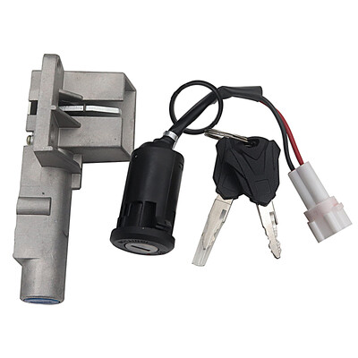 SurRon motociklam Plug and Play aizdedzes slēdža sēdeklis, trīs slēdzenes 2 atslēgu komplekts ar skrūvi Sur-Ron Segway X160 X260