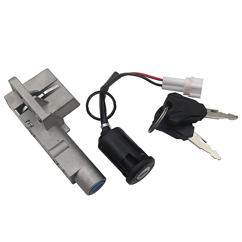 SurRon motociklam Plug and Play aizdedzes slēdža sēdeklis, trīs slēdzenes 2 atslēgu komplekts ar skrūvi Sur-Ron Segway X160 X260