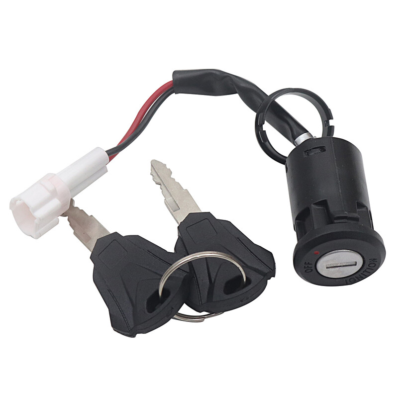 SurRon motociklam Plug and Play aizdedzes slēdža sēdeklis, trīs slēdzenes 2 atslēgu komplekts ar skrūvi Sur-Ron Segway X160 X260