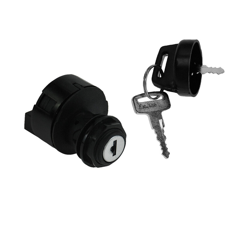 Motocikls Melns Plastmasas Aizdedzes Atslēgas Slēdzis Iedarbināt Dzinēja Slēdzene Ar 2 Atslēgām ATV Par Polaris Sportsman 500 2000 2001