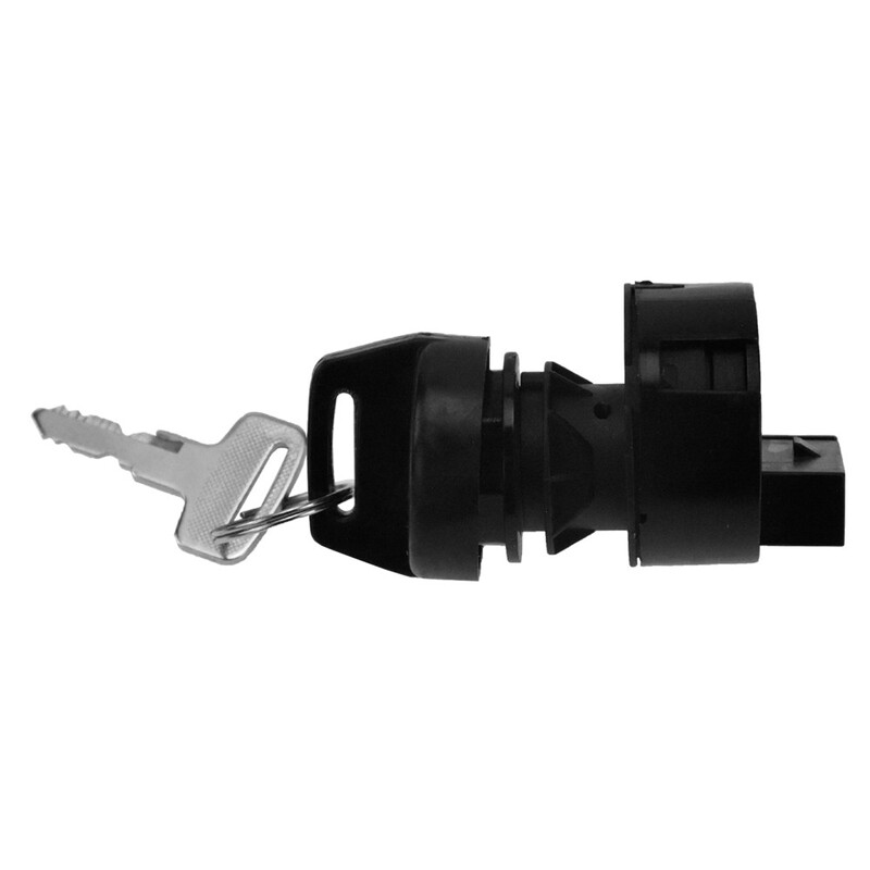 Motocikls Melns Plastmasas Aizdedzes Atslēgas Slēdzis Iedarbināt Dzinēja Slēdzene Ar 2 Atslēgām ATV Par Polaris Sportsman 500 2000 2001