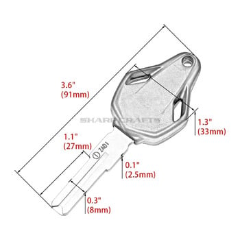 Празни ключове Uncut Blade Embryo Мотоциклетни аксесоари Мото част за MV Agusta F3 B3 F4 B4 Rivale Dragster MV800 F3 F4 Rvs 1090