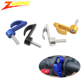 Universālā motocikla stūres glabāšanas āķa motorollera bagāžas somas pakaramais ķivere priekš Honda Kawasaki Suzuki Yamaha