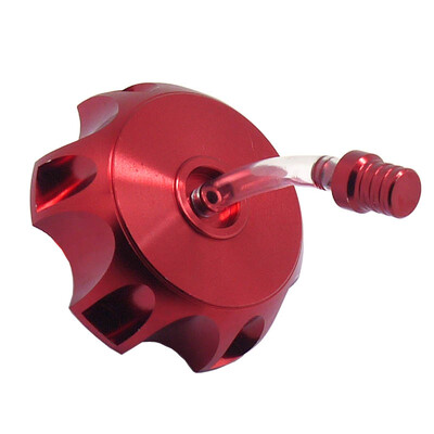Rezervor de combustibil din aluminiu CNC de înaltă performanță, cu capac de capac, supapă de aerisire, țeavă în linie pentru rezervor de benzină de 49 mm pentru Dirt Pit Bike