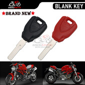 Motociklistički crni / crveni prazan ključ Nebrušeni ključevi za Ducati Monster 696 796 795 899 959 1098 1199 1299 Multistrada MTS950