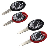 „Honda“ motociklų priedams „Valkyrie Rune 1800 Embryo“ tušti raktai Gali įdiegti lustą Motociklo motociklo dalis