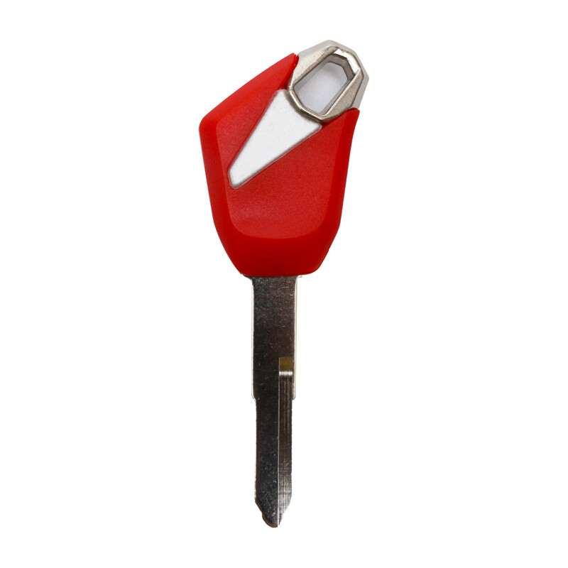 Augstas kvalitātes jaunas tukšas motocikla neapgrieztas atslēgas, melnas, zilas, sarkanas, garums 50 mm Kawasaki motocikla rezerves daļu nomaiņas piederumam