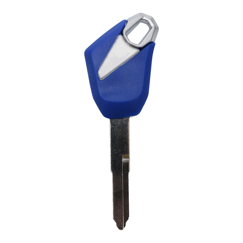 Augstas kvalitātes jaunas tukšas motocikla neapgrieztas atslēgas, melnas, zilas, sarkanas, garums 50 mm Kawasaki motocikla rezerves daļu nomaiņas piederumam