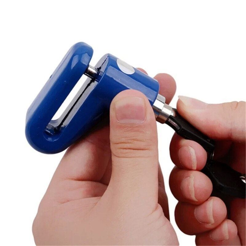 Motocikla pretaizdzīšanas riteņu disku bremžu bloķēšanas drošības disku riteņu slēdzene kalnu šosejas velosipēda piekaramā atslēga ar atslēgām