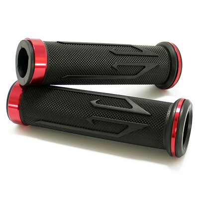 Universāls gumijas porains cirsts motocikla stūres rokturi Motocikla roktura rokturis priekš Honda Suzuki Kawasaki Yamaha 7 Color