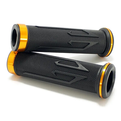 Universāls gumijas porains cirsts motocikla stūres rokturi Motocikla roktura rokturis priekš Honda Suzuki Kawasaki Yamaha 7 Color