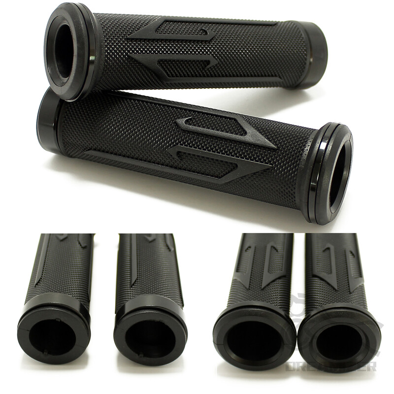 Universāls gumijas porains cirsts motocikla stūres rokturi Motocikla roktura rokturis priekš Honda Suzuki Kawasaki Yamaha 7 Color