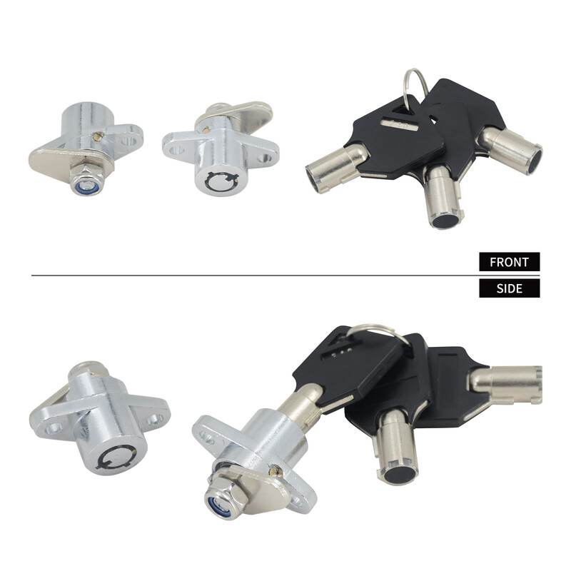 Juodos motociklų spynų dalys Kietos sėdmaišio spynos raktų rinkinys, skirtas Harley Road King Street Electra Glide Touring modeliui 1997–2013 m.