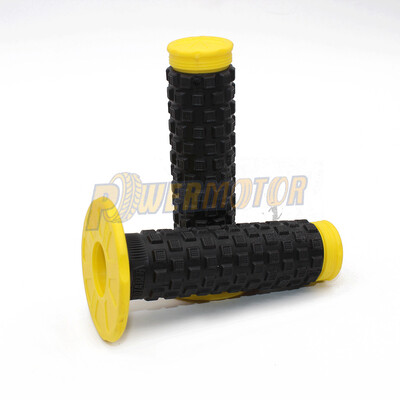 Motocikla Grip Pro konusveida roktura rokturi gumijas 22 mm divkrāsu spilvena augšējais motocikls motokrosa netīrumiem motociklu moto piederumiem