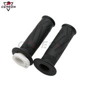 Motocikla dubultā droseles gumijas rokturis, stūres rokturis 22 MM 7/8 collu universāls Honda Kawasaki Yamaha rokturis