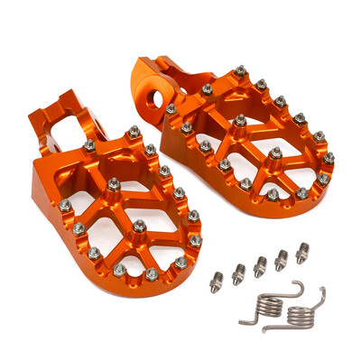 Motociklo aliuminio pėdų atramos pedalai, skirti KTM SX SX-F EXC EXCF XC XCF XCW 85 125 150 200 250 300 350 400 450 500 505-530