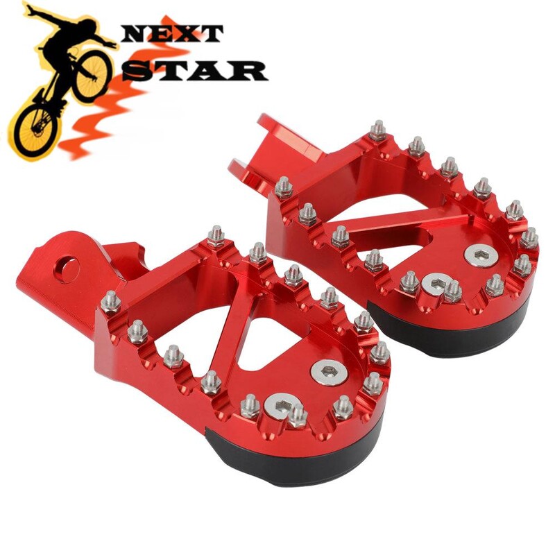 Footpeg Footrest Rider kāju balsti, pedāļa motocikls priekš HONDA CRF150F CRF230F Surron Sur Ron Lightbee Light Bee XS