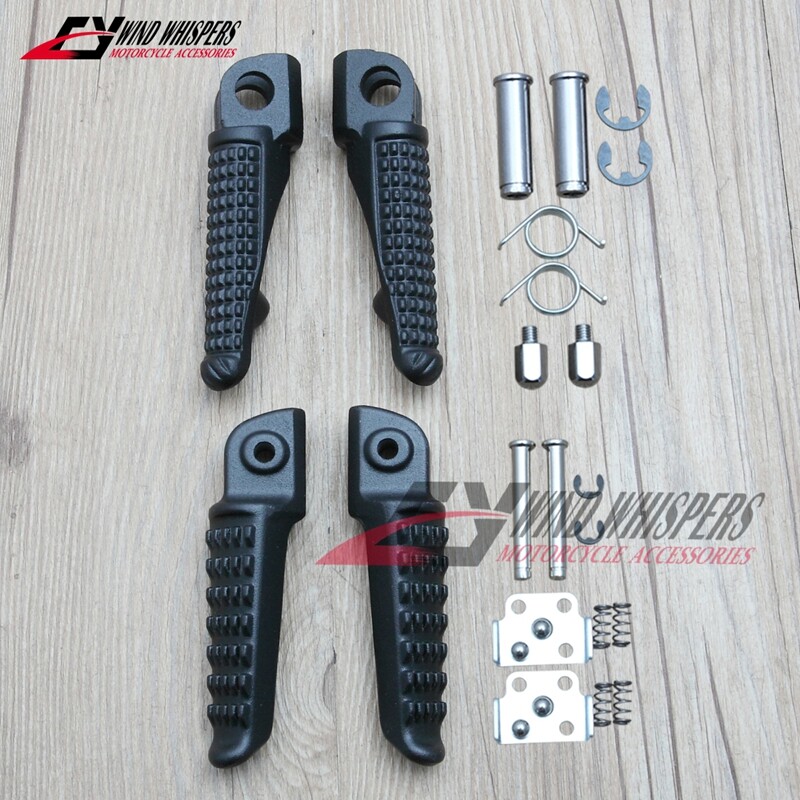 Priekinės galinės pėdų atramos Kojų kaiščiai, skirti Kawasaki NINJA 250 300 ZX-6R ZX-9R ZX-10R ZX-12R Z650 Z750 Z800 Z900 Z1000 ER-6F ER-6N Versys