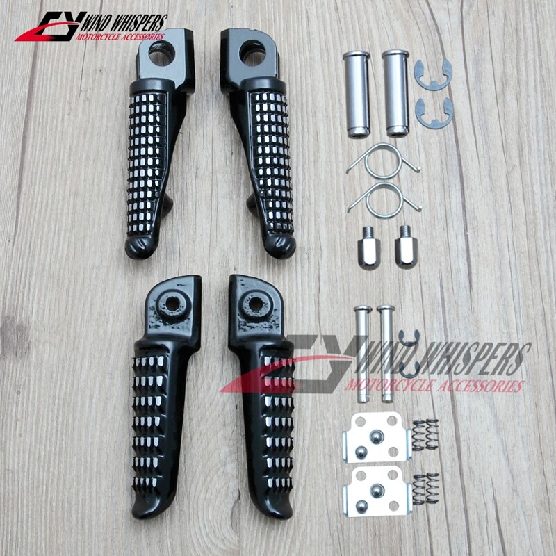 Priekinės galinės pėdų atramos Kojų kaiščiai, skirti Kawasaki NINJA 250 300 ZX-6R ZX-9R ZX-10R ZX-12R Z650 Z750 Z800 Z900 Z1000 ER-6F ER-6N Versys