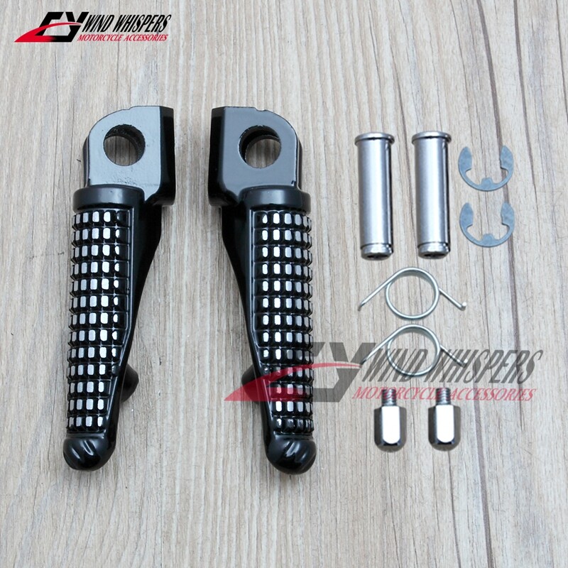 Priekinės galinės pėdų atramos Kojų kaiščiai, skirti Kawasaki NINJA 250 300 ZX-6R ZX-9R ZX-10R ZX-12R Z650 Z750 Z800 Z900 Z1000 ER-6F ER-6N Versys