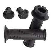 1 pora kairiojo ir dešiniojo droselio vamzdžių su rankena, skirta YAMAHA YZF-R6 YZF-R1 R6 R1 SM RH DROSTELIO VAMZDYS juodi motociklų priedai