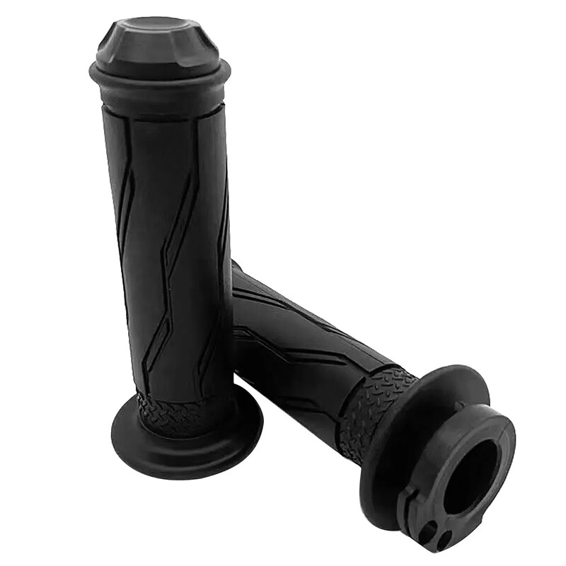 1 pora kairiojo ir dešiniojo droselio vamzdžių su rankena, skirta YAMAHA YZF-R6 YZF-R1 R6 R1 SM RH DROSTELIO VAMZDYS juodi motociklų priedai