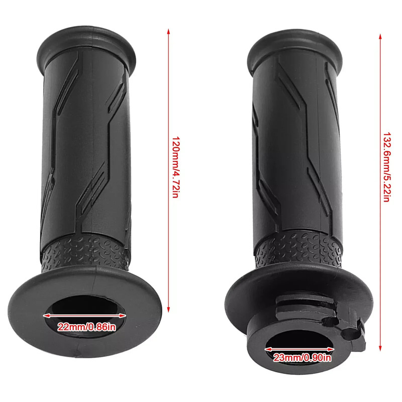 1 pora kairiojo ir dešiniojo droselio vamzdžių su rankena, skirta YAMAHA YZF-R6 YZF-R1 R6 R1 SM RH DROSTELIO VAMZDYS juodi motociklų priedai