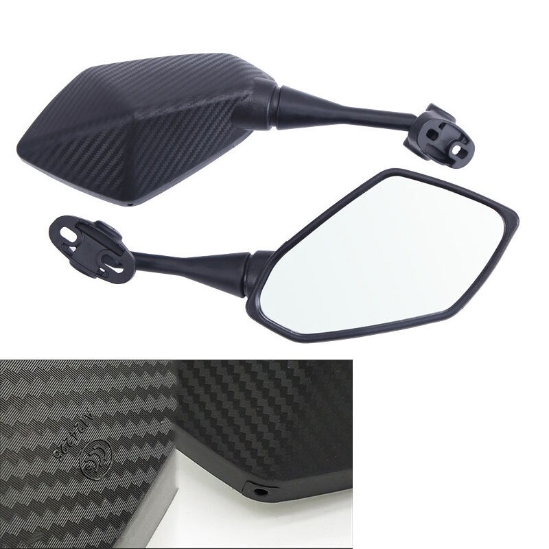Motorkerékpár visszapillantó tükrök Kawasaki Ninja 250R EX250 2008-2012 /Ninja 650R ER6F 2006-2019 fekete