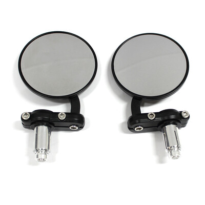 Universalūs 22 mm 7/8 colių motociklo apvalūs vairo šoniniai veidrodėliai veidrodžiai, aliuminio galinio vaizdo šoniniai veidrodėliai, skirti Harley Suzuki DRZ 400