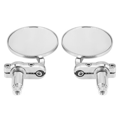 Universalūs 22 mm 7/8 colių motociklo apvalūs vairo šoniniai veidrodėliai veidrodžiai, aliuminio galinio vaizdo šoniniai veidrodėliai, skirti Harley Suzuki DRZ 400