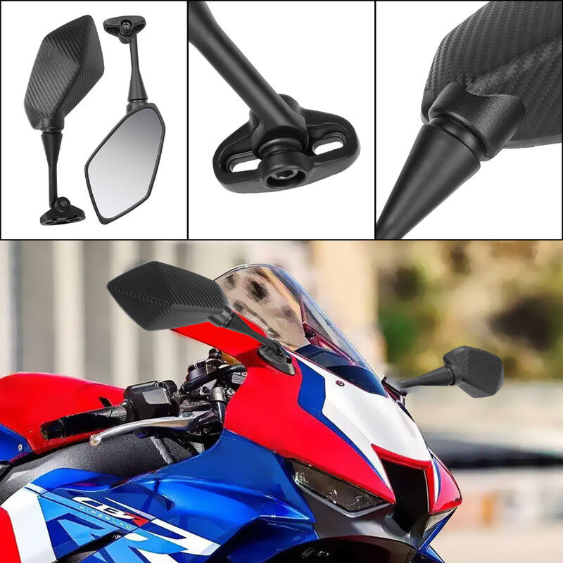 Motociklo galinio vaizdo veidrodžiai Atšvaitas šoniniai veidrodėliai Motociklų priedai tinka HONDA CBR600 CBR 600 CBR600RR CBR900 CBR1000RR