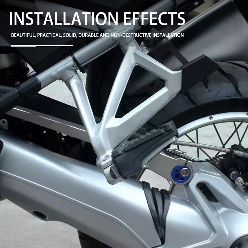 Galinė keleivio kojos atrama, skirta BMW R1200GS R1250GS Adventure GS R1200 R1250 2014-2023 S1000XR aliuminio kojelės laikiklio pėdos kaištis