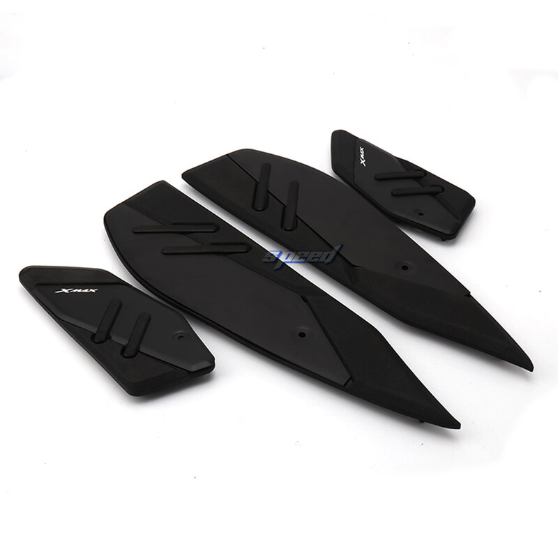 Мотоциклет Нови подложки за крака за YAMAHA XMAX300 XMAX X MAX 125 250 300 400 2017-2023 2022 2021 Колчета за крака Педали Подложки за плочи Алуминиеви